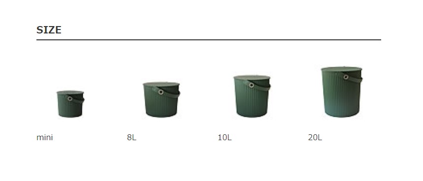 hachiman bucket size chart garden